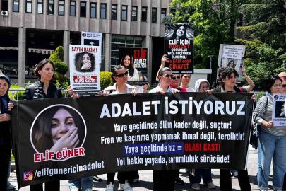 Ankara’da yaya geçidinde otomobilin çarpması ile hayatını kaybeden Elif’in davasına devam edildi