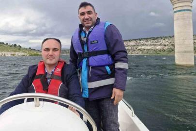 Aslanapa Kaymakamı Tosun, Kureyşler Barajı’nda su ürünleri denetimine katıldı