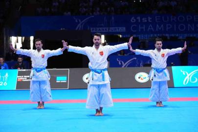 Avrupa Karate Şampiyonası’nda millilerden gümüş madalya
