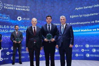 Aydın Sanayi Odası’nda Ticaret Bakanlığı’ndan ‘UR-GE İyi Uygulama’ ödülü