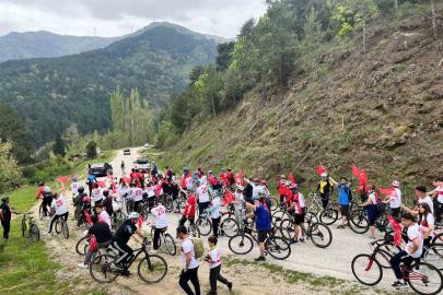 Babadağ’da 19 Mayıs coşkusu pedallarla yaşandı
