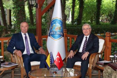 Bakan Güler, Bosna Hersekli mevkidaşı Helez ile bir araya geldi