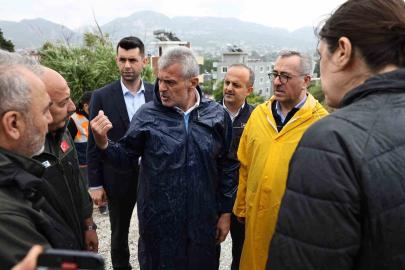 Başkan Öntürk, yağıştan etkilenen bölgelerde incelemelerde bulundu