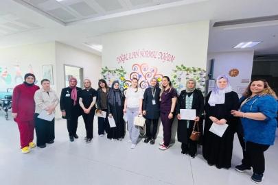 Bayburt Devlet Hastanesi’nde gebelere yönelik eğitim programı düzenlendi