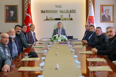 Bayburt’ta arıcılığın geliştirilmesi için değerlendirme toplantısı yapıldı