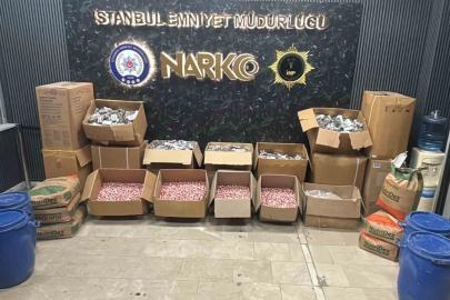 Bayrampaşa ve Güngören’de uyuşturucu operasyonu: 200 milyon değerinde uyuşturucu hap ele geçirildi
