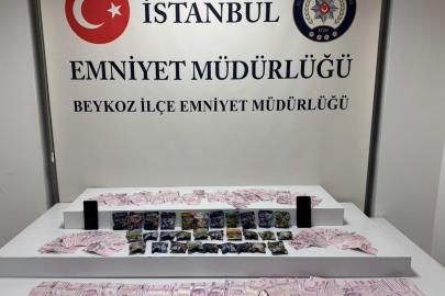 Beykoz’da narkotik köpeği "zula"yı affetmedi: 236 gram marihuana ve 64 bin TL ele geçirildi