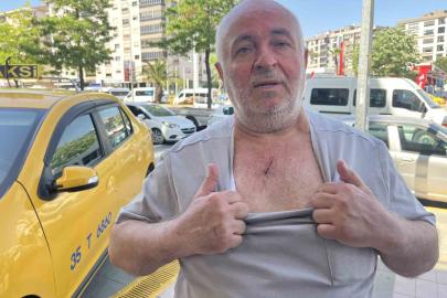 Bıçaklı saldırıya uğrayan taksici dehşet anlarını anlattı