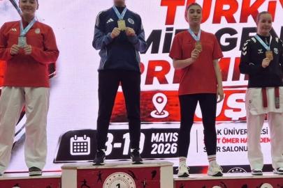 Bilecikli sporcu Türkiye ikincisi oldu