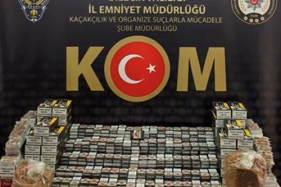 Bilecik’te 22 bin 400 makaron ele geçirildi