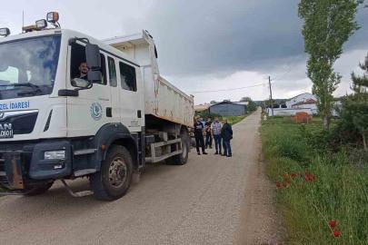 Bilecik’te bayram öncesi köy yollarında yoğun mesai