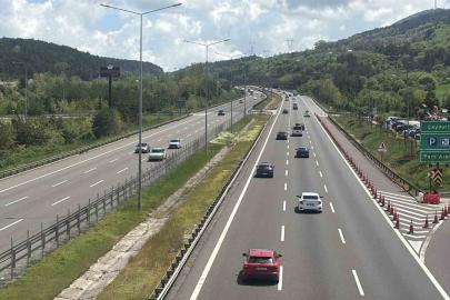 Bolu geçişinde bayram trafiği akıcı seyrediyor