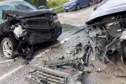 Burdur’da 3 otomobil çarpıştı: 5 yaralı