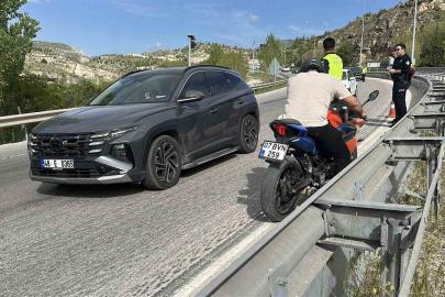 Burdur’da motosiklet kazası: 1 yaralı