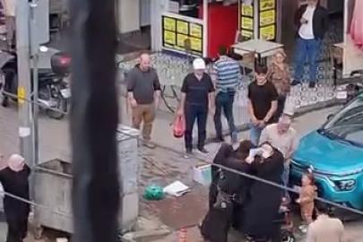 Bursa’da dilencilerin ’yer kavgası’ kamerada