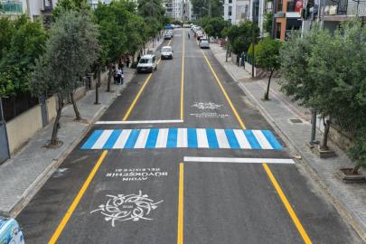 Büyükşehir, Fidanlık Caddesi’ni yeniledi