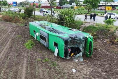 Çanakkale’de tur otobüsü devrildi: 46 yaralı
