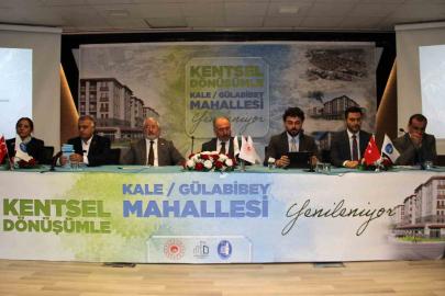 Çorum’da iki mahallede gerçekleştirilecek kentsel dönüşüm projeleriyle ilgili vatandaşlar bilgilendirildi