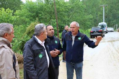 Cumayeri Belediyesi ekipleri sahada