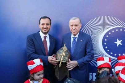 Cumhurbaşkanı Erdoğan’a anlamlı hediye