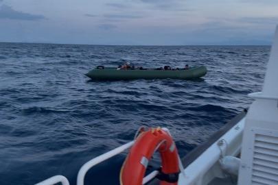 Didim’de 11 düzensiz göçmen kurtarıldı