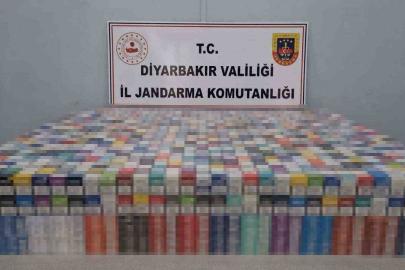 Diyarbakır’da 40 bin paket kaçak sigara ele geçirildi