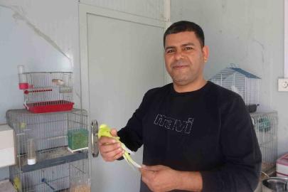 Doğadan yakaladığı kuşla başlayan merakını 30 yıldır sürdürüyor