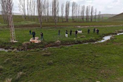 DSİ heyeti Topraksu Göleti Sulaması sahasında incelemelerde bulundu