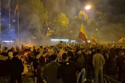 Düzceliler Galatasaray’ın şampiyonluğunu kutladı