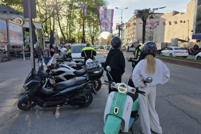 Ereğli’de motosiklet denetimi: Trafik ekipleri göz açtırmadı