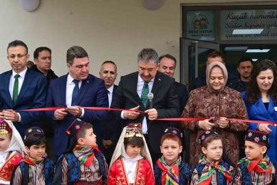 Eskişehir’de kamu kaynaklarıyla yapılan Nene Hatun Anaokulu açıldı