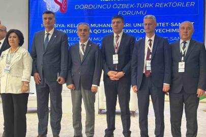 EÜ Rektörü Prof. Dr. Musa Alcı "Özbekistan-Türkiye 4. Rektörler Forumu"na katıldı