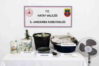 Evine iklimlendirme sistemi kuran uyuşturucu taciri yakayı ele verdi