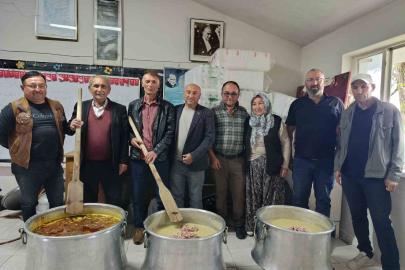 Fundacık köy hayrına yoğun katılım
