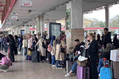 Gaziantep otogarında Kurban Bayramı yoğunluğu başladı