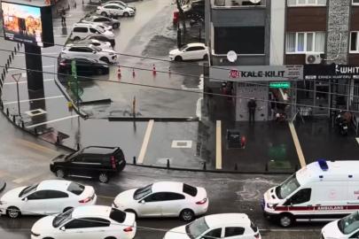 Gaziantep’te kitlenen trafiği otobüs şoförü açtı