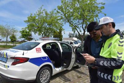 Giresun’da dron destekli trafik denetimi