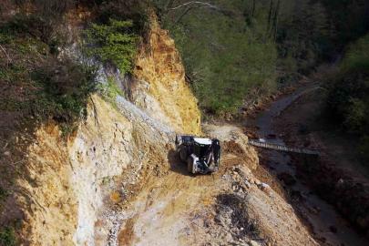 Giresun’da heyelan sahalarında çalışmalar sürüyor