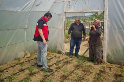 Hisarcık’ta üreticiler sebze yetiştiriciliği konusunda bilgilendirildi