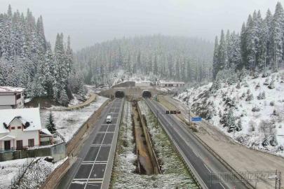 Ilgaz Dağı mayıs ayında beyaza büründü