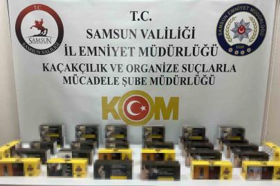 İlkadım’da iş yerine kaçak sigara baskını