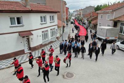 İnönü’de 107. Yıl Gençlik Yürüyüşü düzenlendi