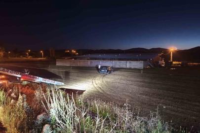 Isparta’da otomobil tarlaya uçtu: 4 yaralı