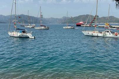 İsrail zulmüne uğrayan "Global Sumud Filosu"ndan bir grup Marmaris’e geldi