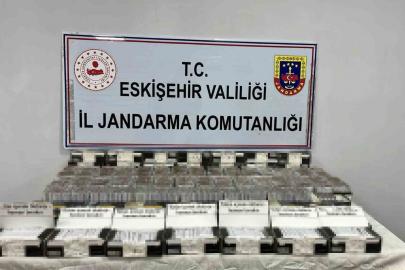 Jandarma 21 bin 240 adet içi doldurulmuş kaçak makaron ele geçirildi
