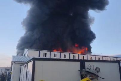 Kahramanmaraş’ta şantiyede yangın: 1 ölü, 7 yaralı