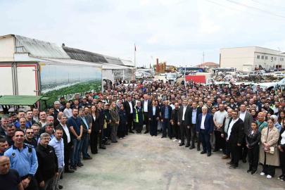 Karacabey Belediyesi personeli bayramlaştı