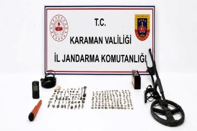 Karaman’da tarihi eser ele geçirildi: 12 tutuklama