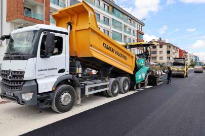 Karatay’da yeni sezonun ulaşım yatırımları sürüyor