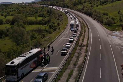 Kemikli Rampaları’nda bayram dönüşü yoğunluğu sürüyor